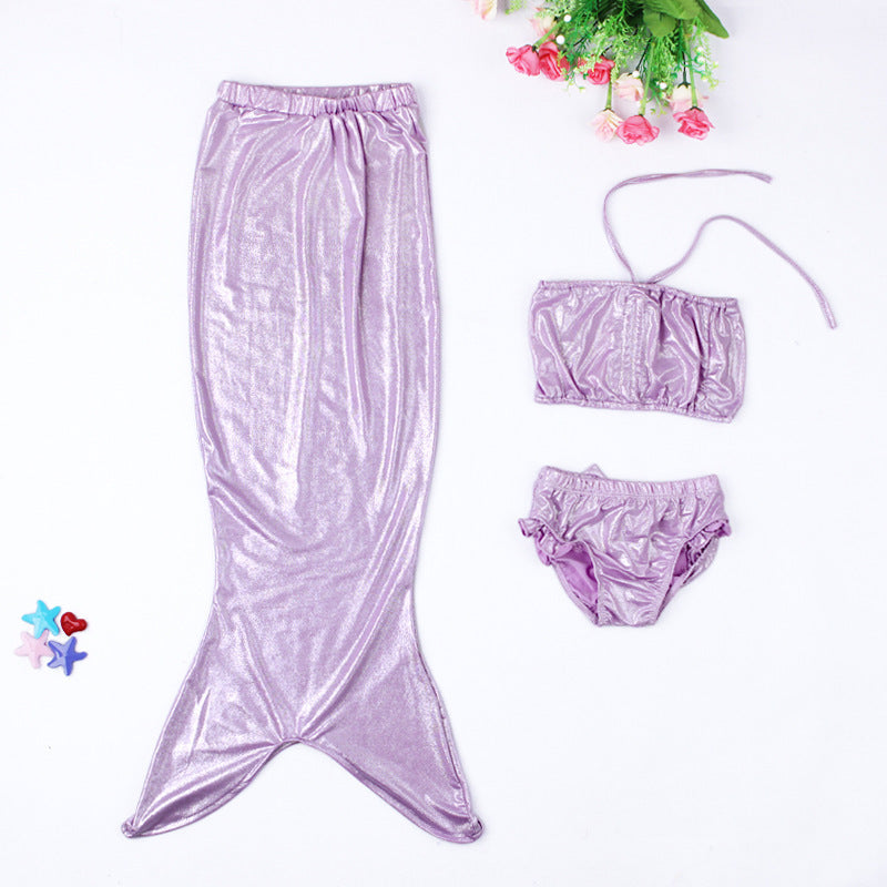 European and American foreign trade explosion Child Girls Cosplay Mermaid suit children's swimwear bikinis