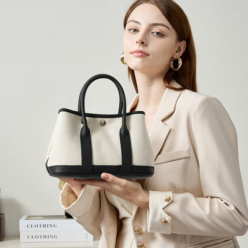 Genuine Leather Crossbody Women's First Layer Cowhide Handbag