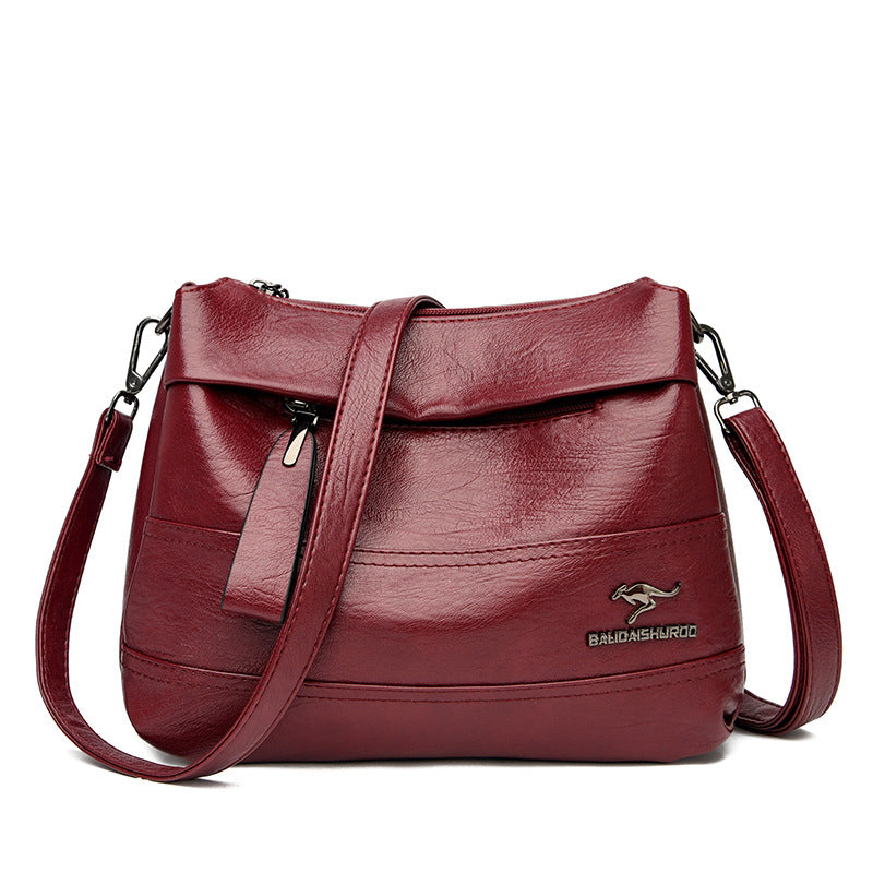 Middle-aged Women's Fashionable Shoulder Messenger Bag