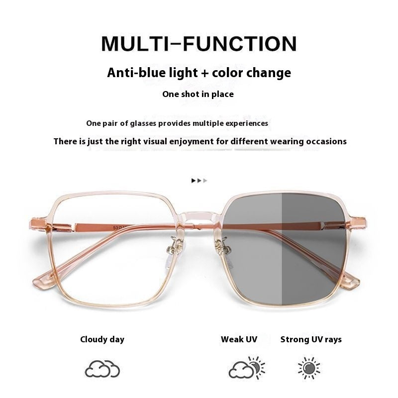 New Fashion Personality Color Changing Glasses Women
