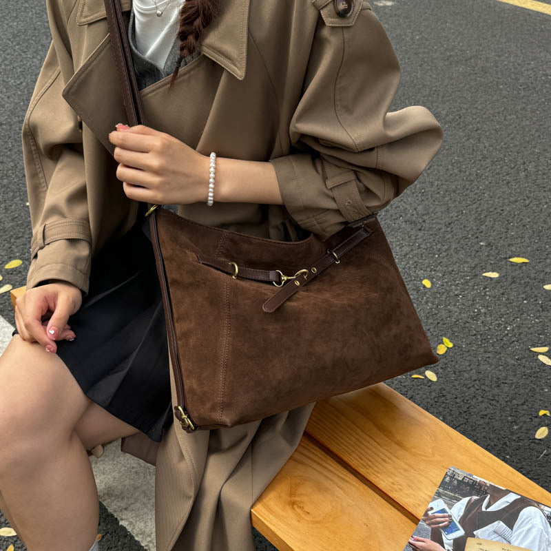 Frosted Double-pass Crossbody Bag