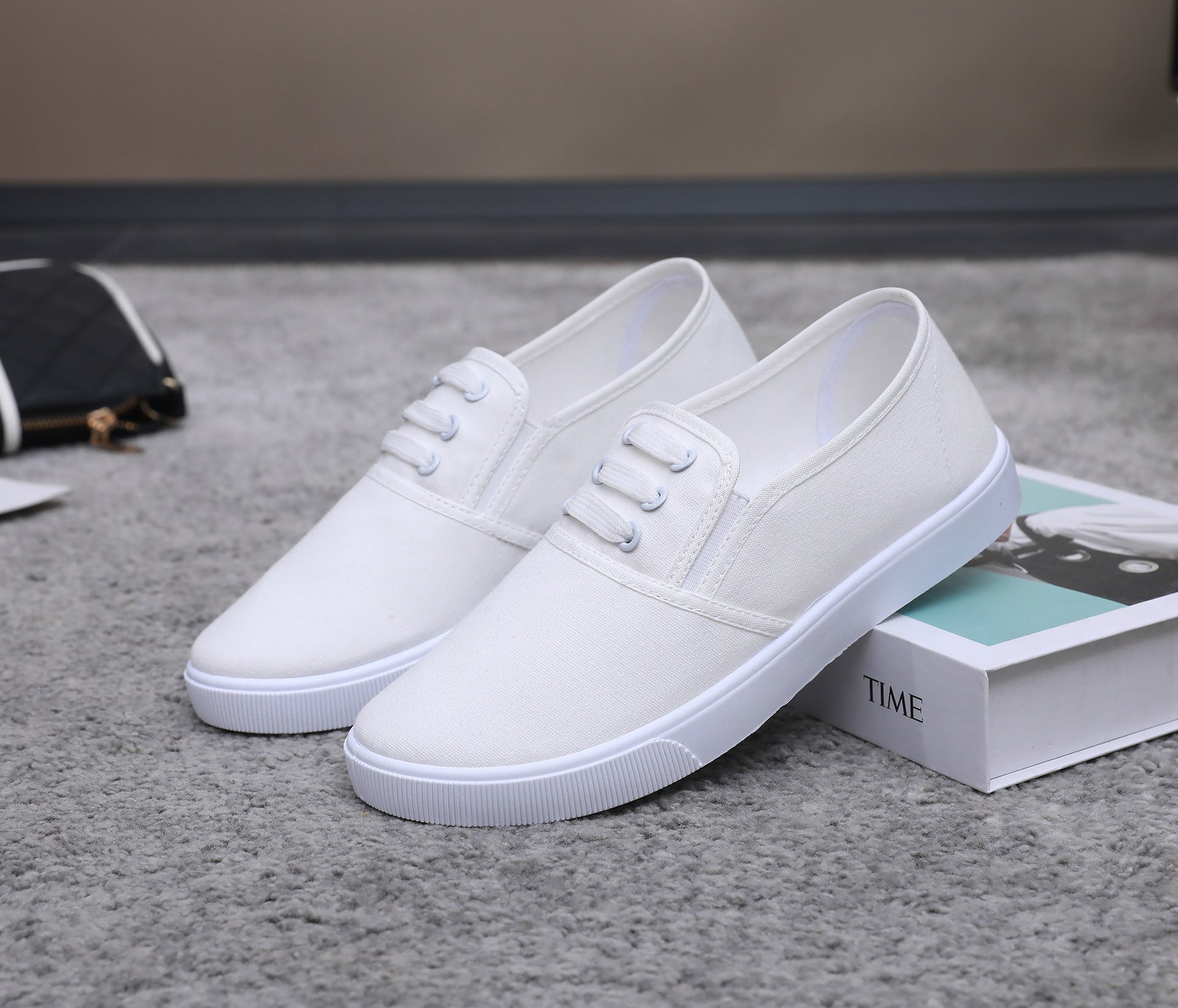 Slip-on Canvas Shoes Flat Women